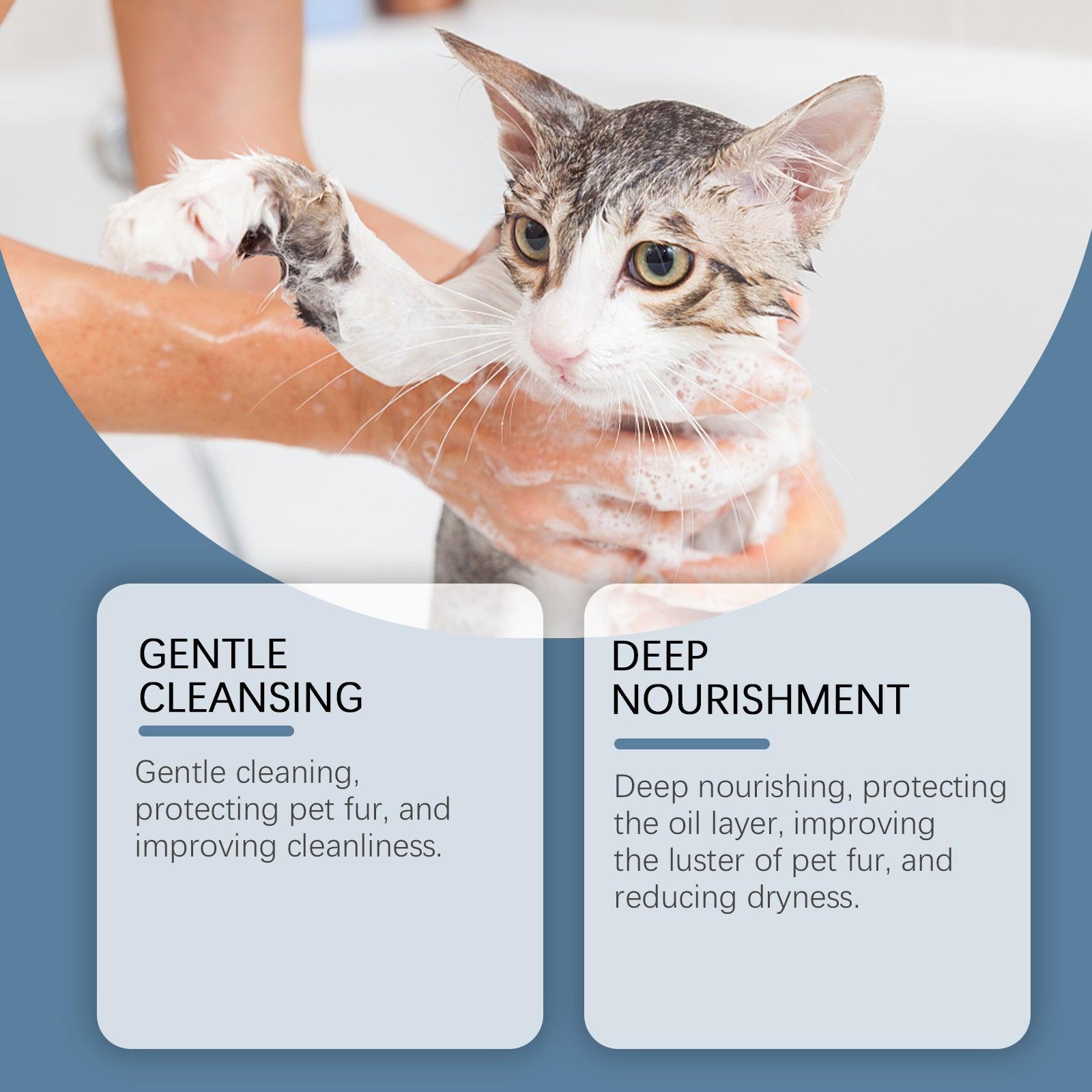 Moisturizing Pet Shampoo for Dogs & Cats – Coconut Oil & Milk Formula (100ml)