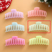 Fluorescent Large Hair Claw Clip – European American Style Plastic Resin Bone Clip