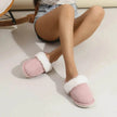 Winter Warm Plush Slippers for Women and Men, Non-Slip Fuzzy House Shoes