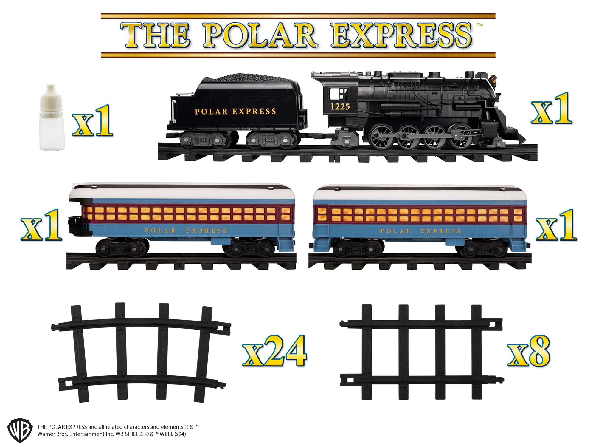 Lionel Polar Express Ready to Play Battery Train Set w/Bluetooth