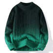 Fall Winter Gradient High-grade woolen Pullover Sweater for Men