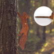 Household Rusty Squirrel Silhouette Screw Insert wood craft