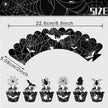 3 Tier Halloween Cupcake Stand Black Spider Web Cardboard Cupcake Stand Spider Bat Cupcake Toppers Halloween Cupcake Holder Tower For Halloween Birthday Party Supplies
