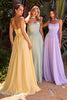 Soft chiffon with structured seam detailing
