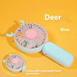 Small Handheld Fan Desktop Cartoon Mini Electric Usb Student Portable Gift
