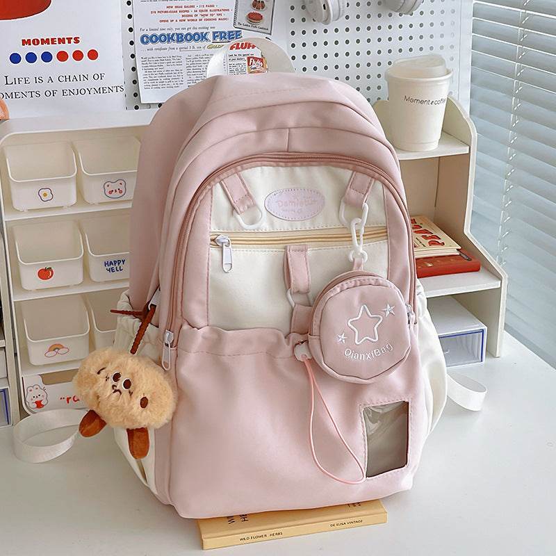 Large Capacity Easy Wash School bag Girls Backpack