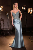 flattering ruched hip detail, floor-length hem with light flare