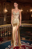 crystal beaded corset bodice