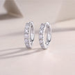 Summer Iced Tea Moissanite Stud Earrings – Platinum 925 Silver | GRA Certified