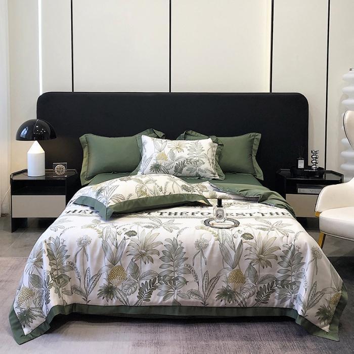 Tencel Summer Duvet Four-piece Washed Silk
