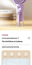 Usb Rechargeable Halter Portable F4 Handheld Spray Hydrating Fan