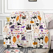Halloween Witch Blanket Flannel Blanket