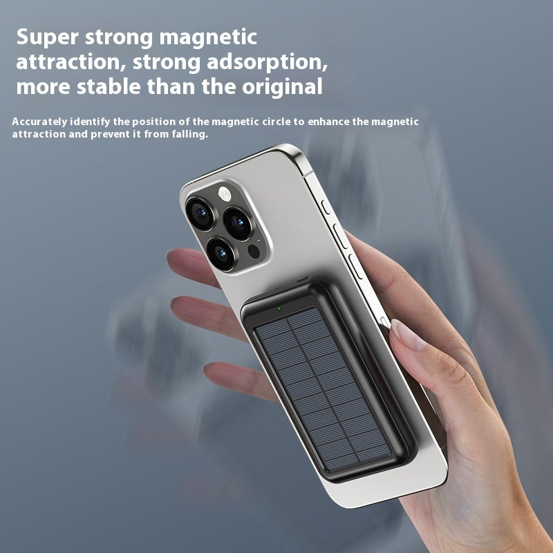 MagSafe Magnetic Wireless Fast Charge Power Bank 10000mAh – Black & Gray