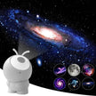 6in1 Night Light Rotating Galaxy Starry Bedroom Projector Decor Lamp