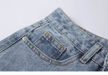 Women Street style Ripped Denim Jeans Pant Low rise