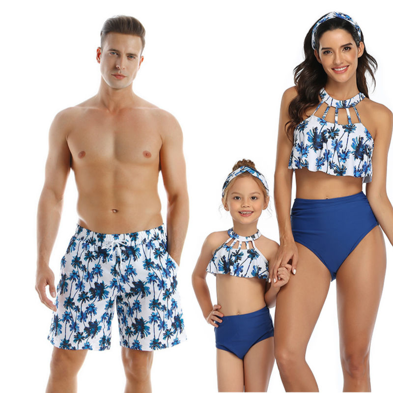 Parent-Child Matching Swimwear Beach Pants | Family Swimsuit Set Canada