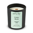 Cedar Musk Candle | Cedarwood + Moss