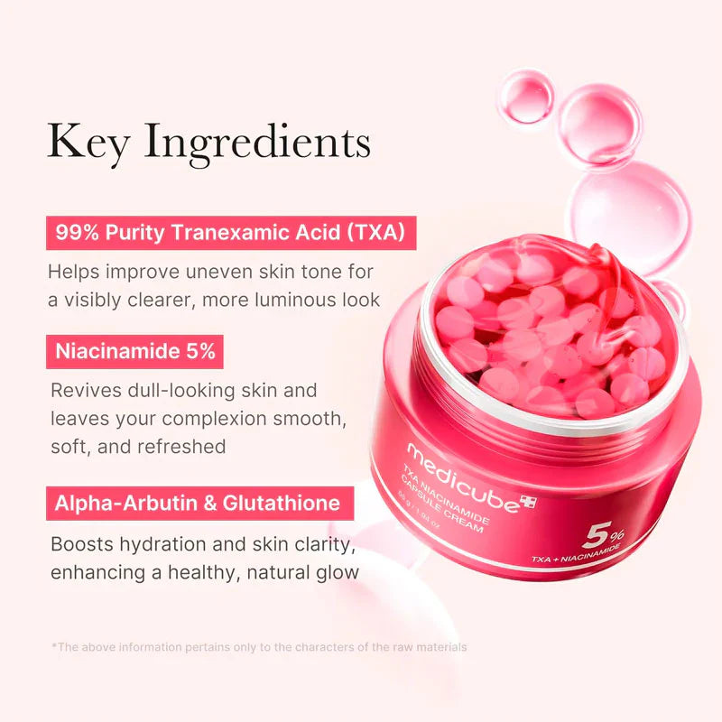 medicube TXA Niacinamide Capsule Cream 55g