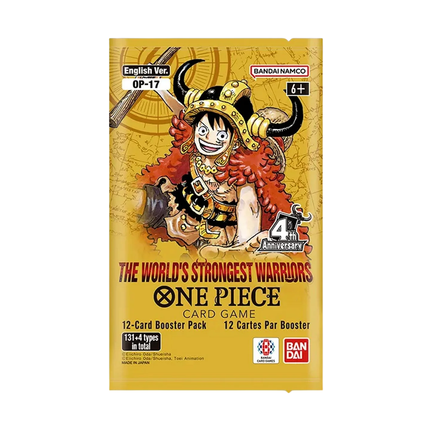 One Piece Card Game - OP-17 The World's Strongest Warriors - Booster Pack