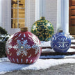 Christmas Ornament Holly Ball Outdoor Tree Decoration Christmas Balls for Yards