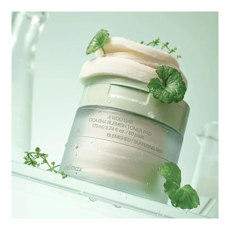 Celimax Ji Woo Gae Cica BHA Blemish Pad 170ml / 60pads