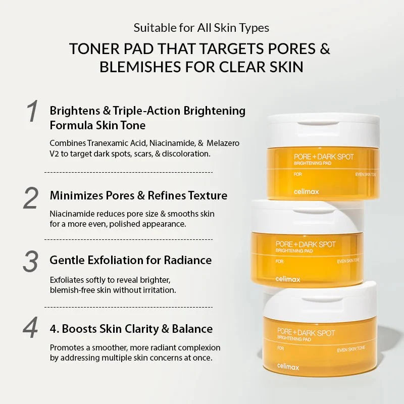Celimax Pore+Dark Spot Brightening Pad 100ml / 40pads