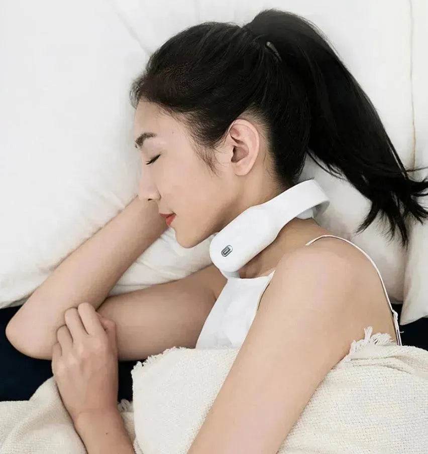 U-Shape Cervical Neck & Shoulder Massager with Heat – Pulse Therapy, 3 Modes, Remote Control, USB Rechargeable