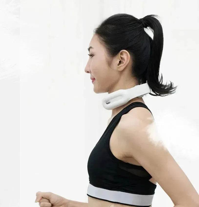 U-Shape Cervical Neck & Shoulder Massager with Heat – Pulse Therapy, 3 Modes, Remote Control, USB Rechargeable