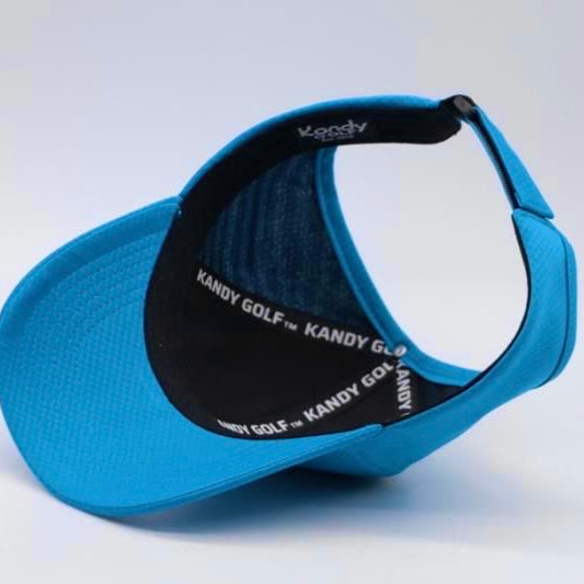 Kandy Golf Assorted 1/4 Visor, Open back Hats