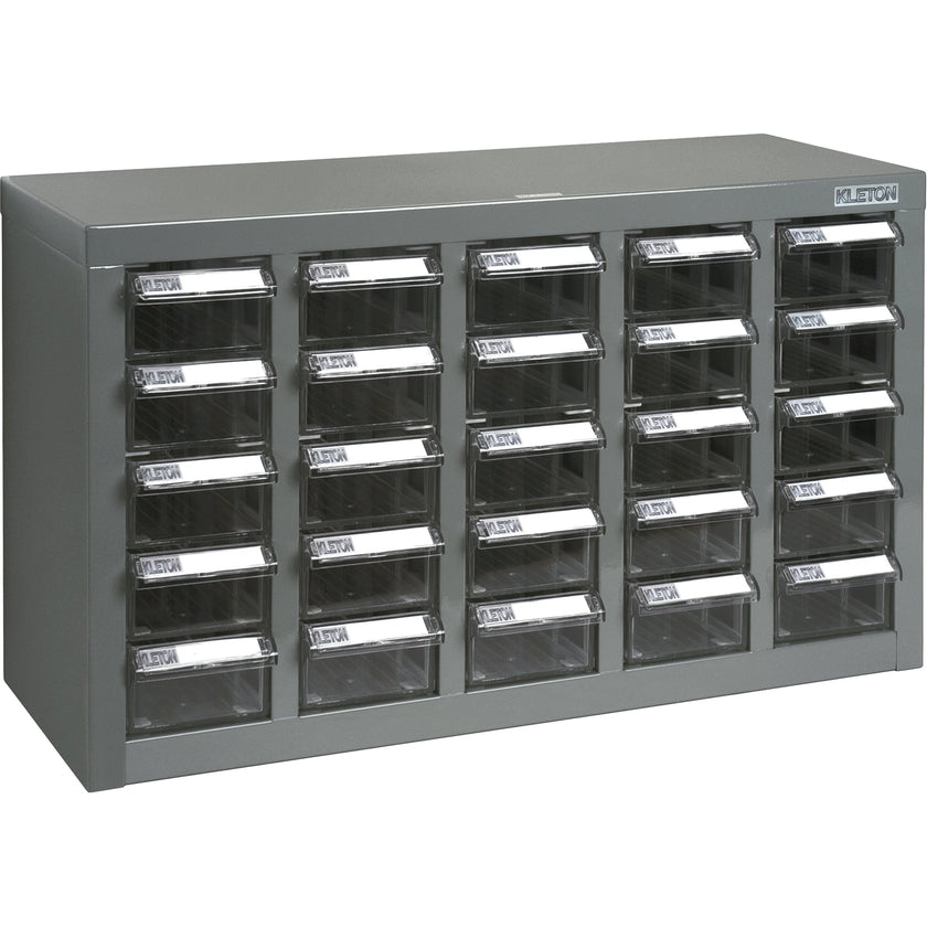 KPC-600 Parts Cabinet, Galvanized Steel, 25 Drawers, 23-1/10