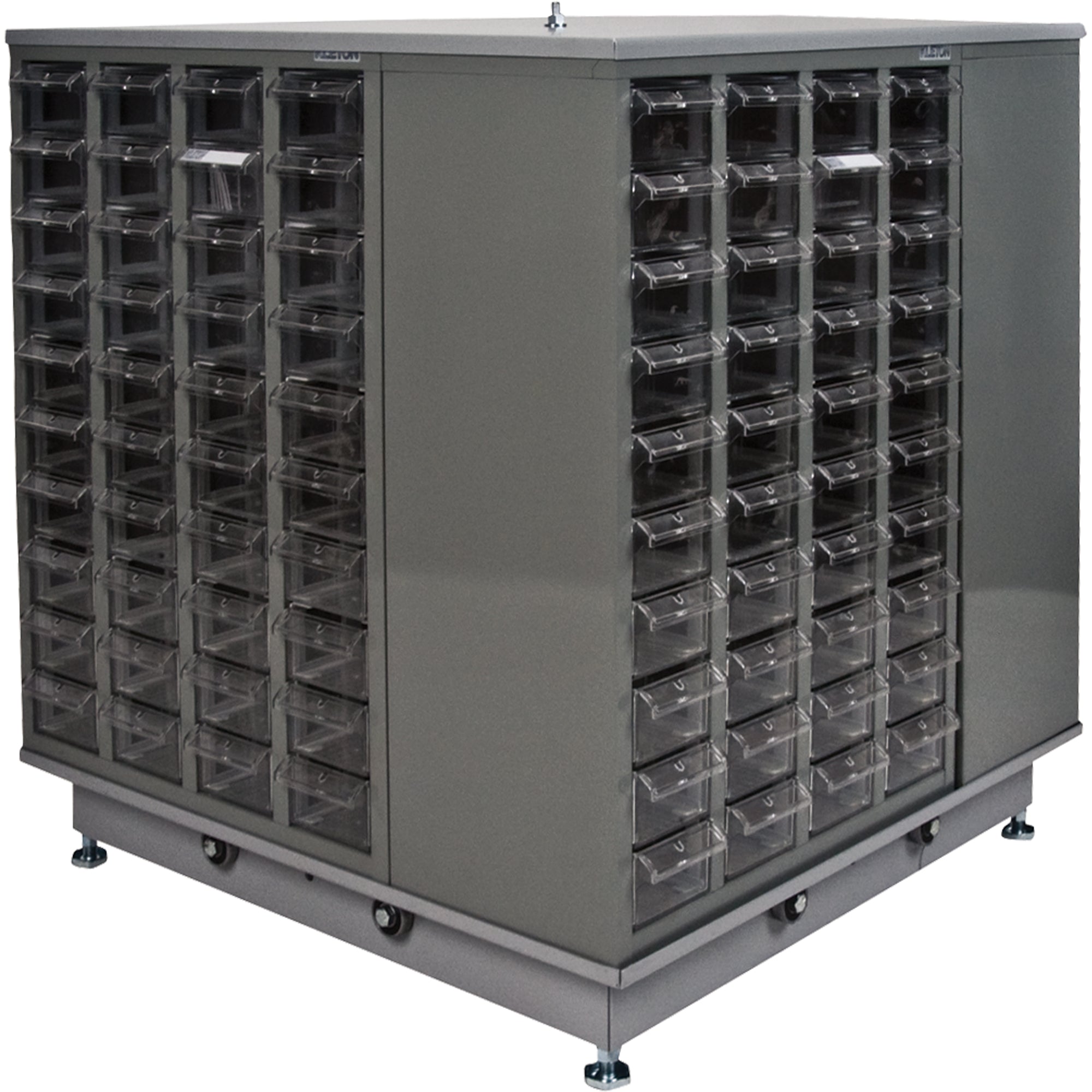 KPC-600 Parts Cabinet, Galvanized Steel, 40 Drawers, 18-3/10