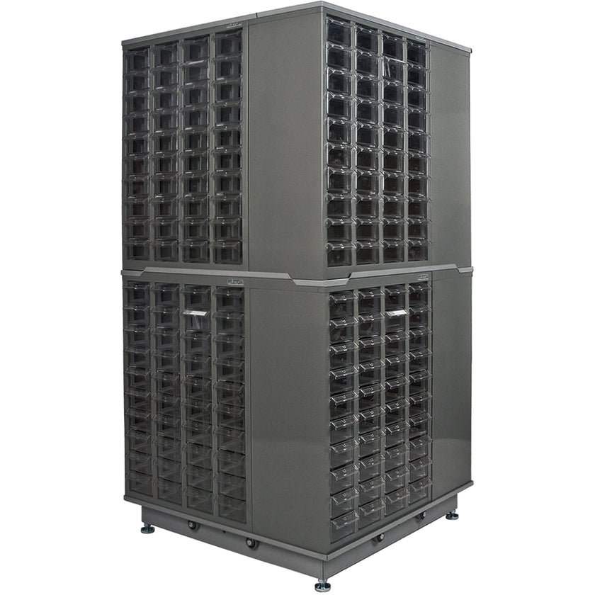 KPC-600 Parts Cabinet, Galvanized Steel, 40 Drawers, 18-3/10
