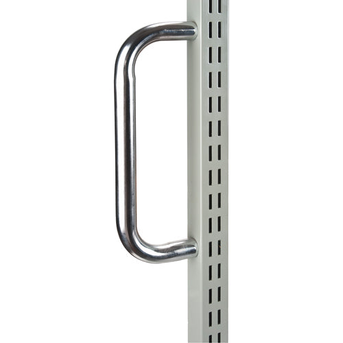 Chariot à bacs inclinables mobile - Chariot uniquement, double face, 67 cm L x 56 cm P x 146 cm H