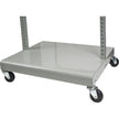Chariot à bacs inclinables mobile - Chariot uniquement, double face, 67 cm L x 56 cm P x 146 cm H