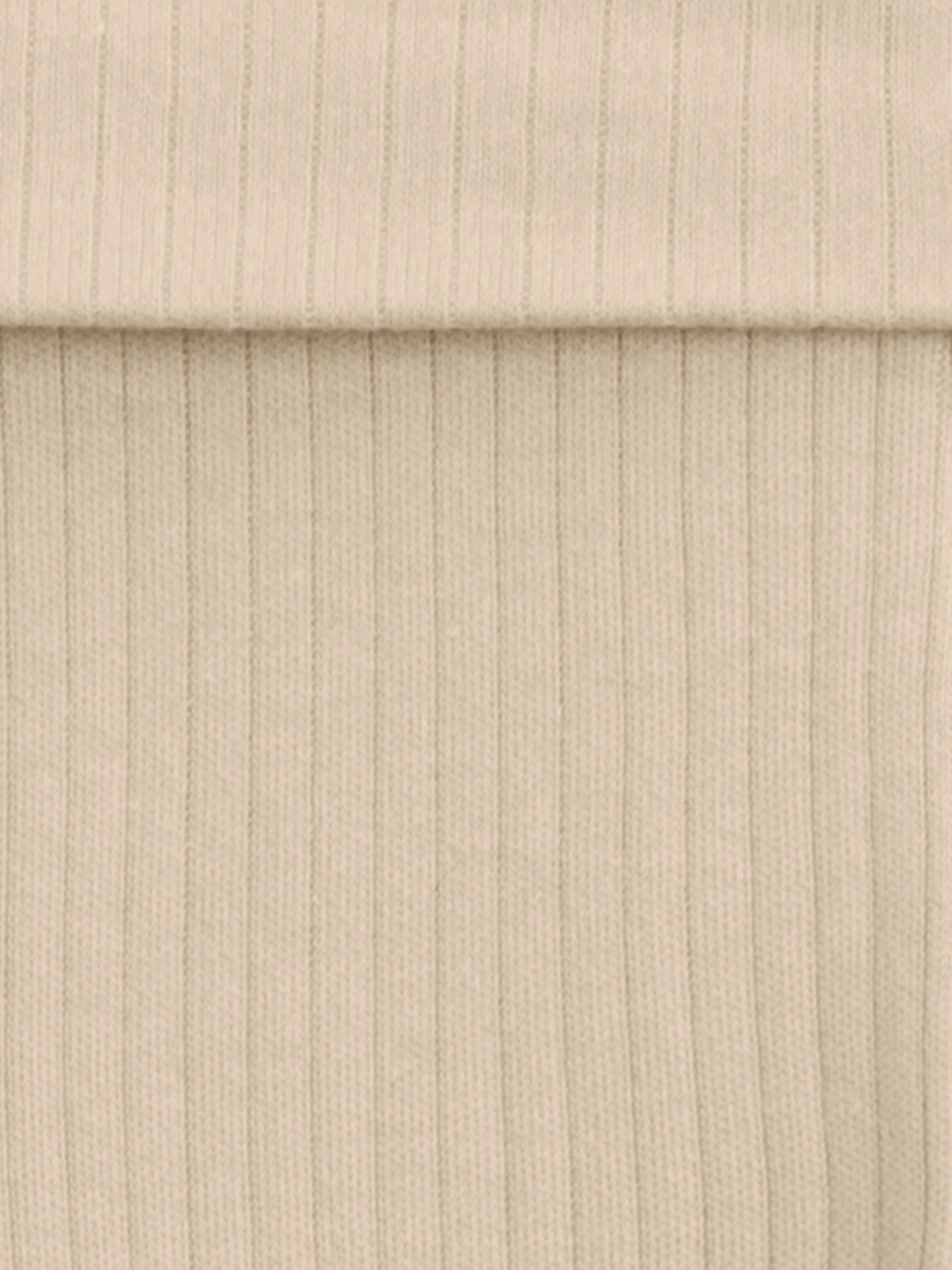 Ribbed Foldover Joggers | Clay