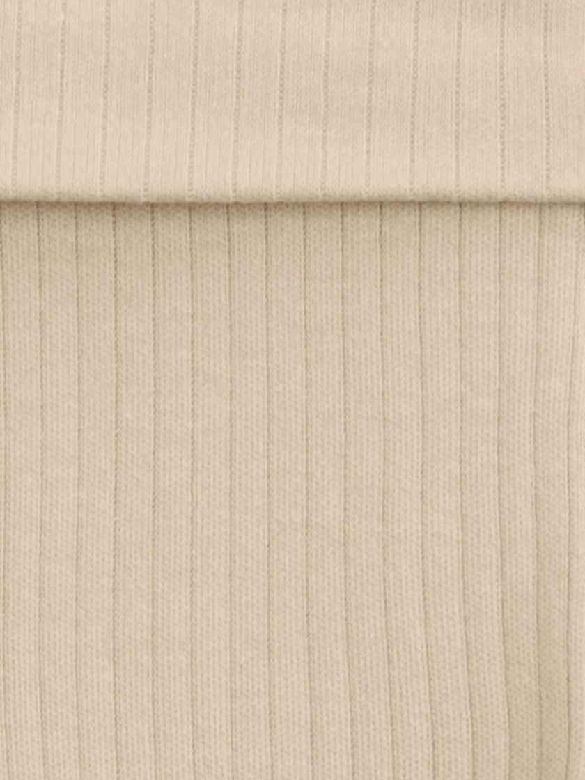 Ribbed Foldover Joggers | Clay