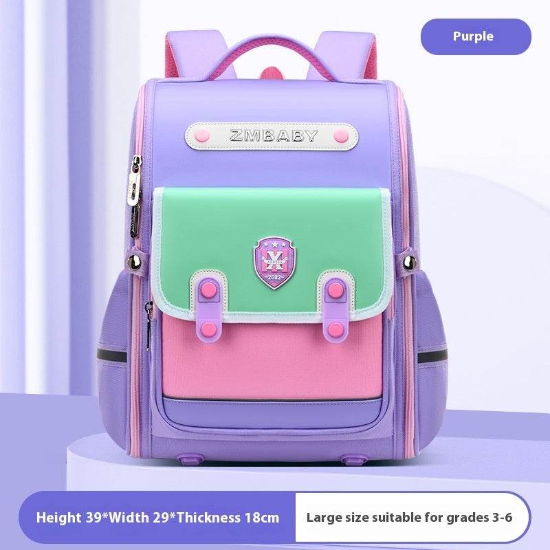 British Style School Bag Ergonomic Spine Supportive Backpack