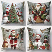 Pillow Cushion Cover Cartoon Printed 45×45cm Decor Cover