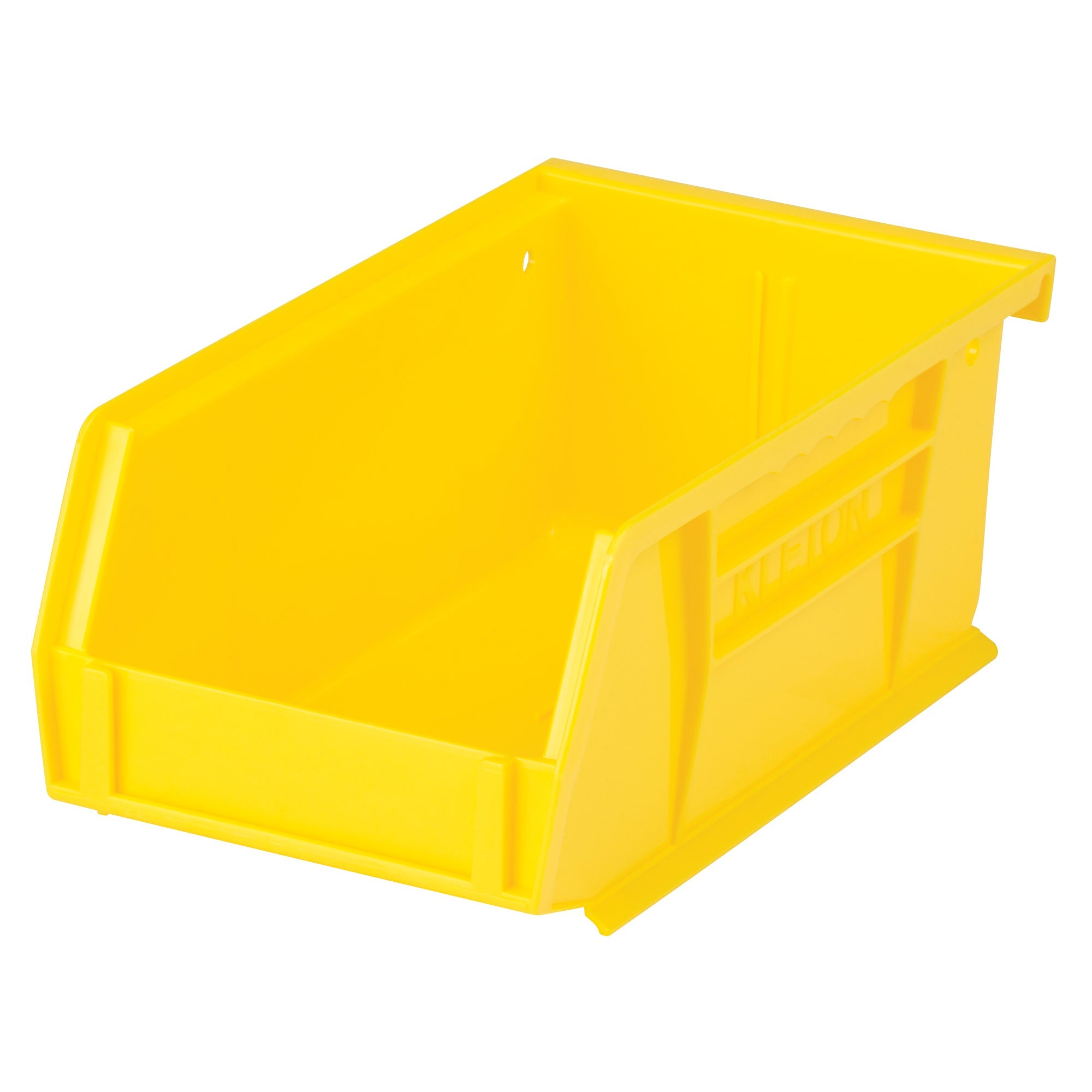 Bac empilable et suspendable, 10,5 cm (l) x 7,6 cm (h) x 18,7 cm (p), jaune