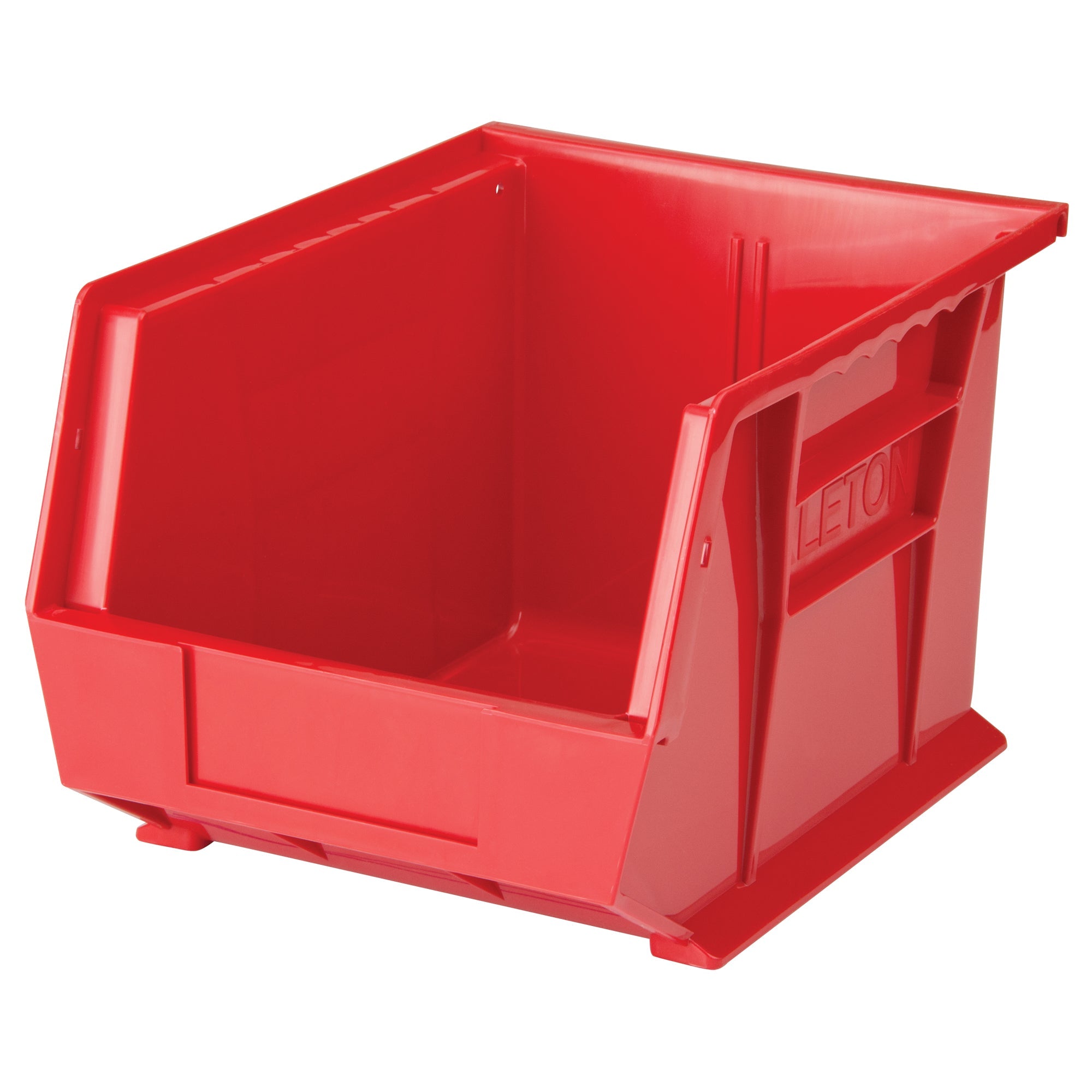 Bac empilable et suspendable, 21,2 cm (l) x 17,8 cm (h) x 27,3 cm (p), rouge