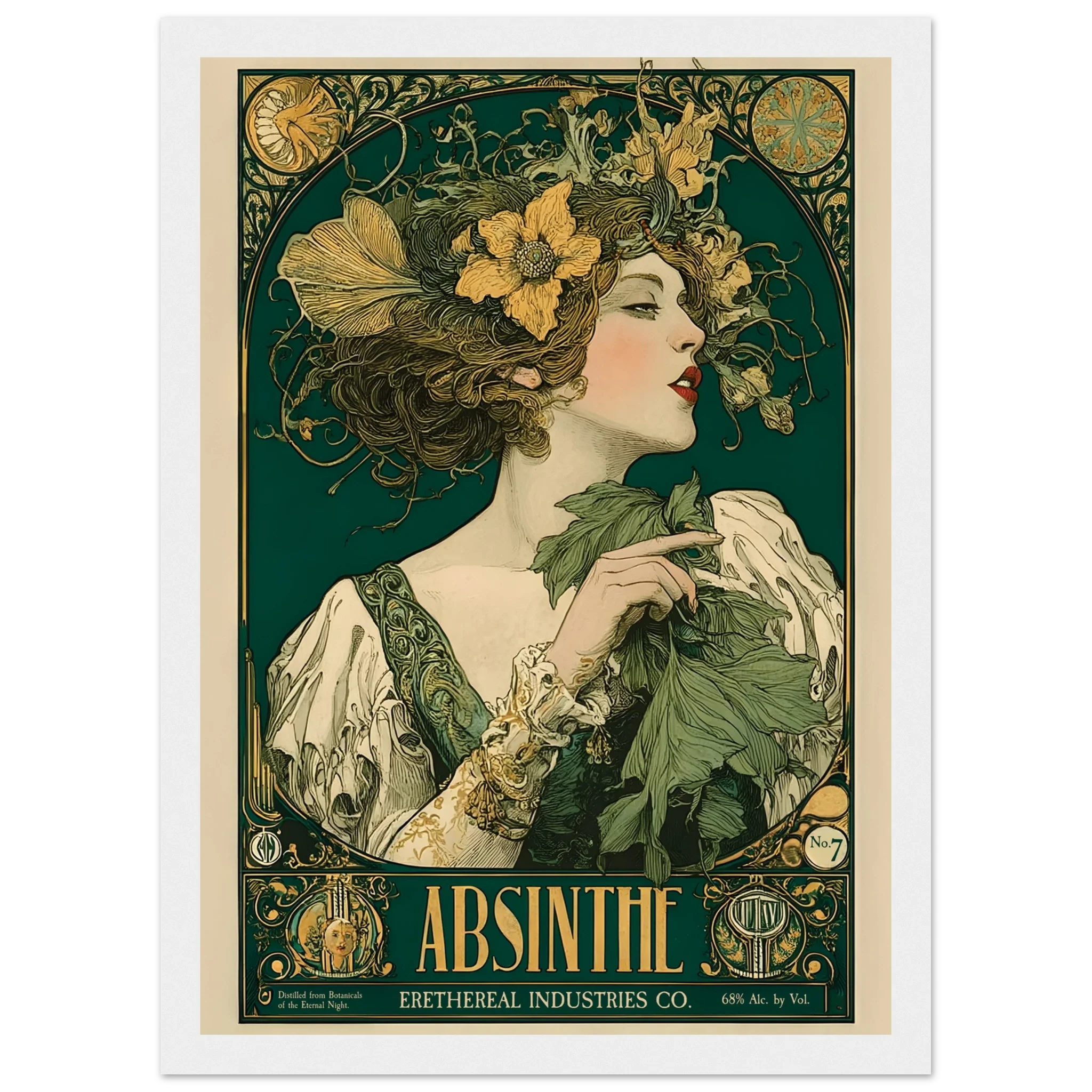 L’Absinthe d’Ombre - Poster & Framed Print