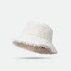 Lambswool Fisherman Sherpa Fleece Hat Winter Warm Fashionable Solid Color Hats For Women
