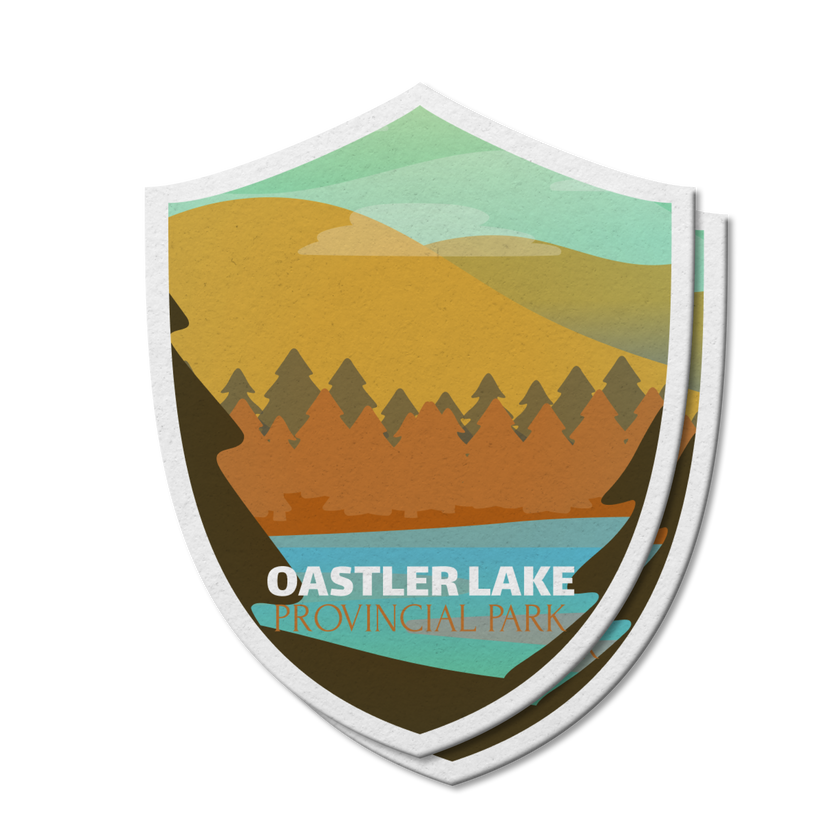 Oastler Lake Ontario Provincial Park Waterproof Vinyl Sticker, Canada Parks