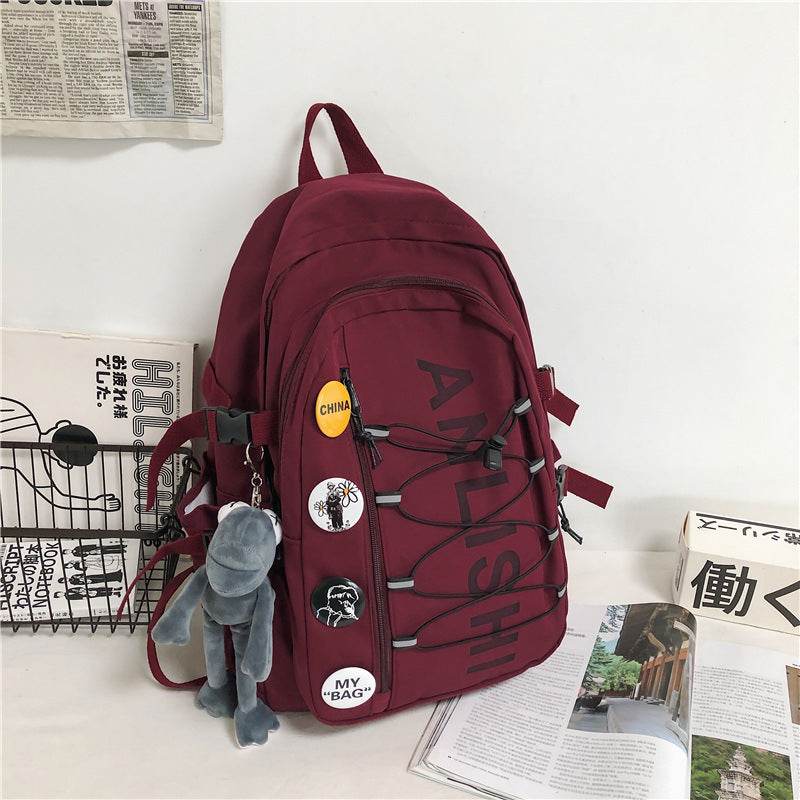 Unisex Teen Large Capacity Sports College High School Backpack
