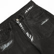 Punk Waste Soil Distressed Men Denim jeans pant Straight-leg Trousers