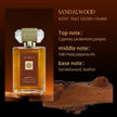 Arabian Sandalwood Men's Alcohol-Free Perfume Spray 100ml – Long-Lasting Middle Eastern Fragrance