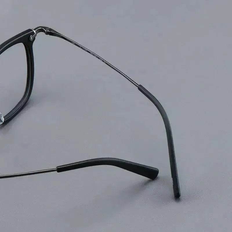Pure Titanium Vintage Rectangle Crystal Transparent Myopia Glasses Reading  Unisex Spectacle Frame Designer Eyeglasses GMS806 Eyewear
