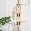 Wooden Door-Mounted Wall Cat Tree – Minimalist Wood Cat Climbing Frame