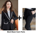 Women's Business Casual Suit Set – Blazer Jacket, 4 Colors, S–4XL (Canada & USA)