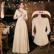 Champagne Wedding Bridesmaid Long Summer Dress